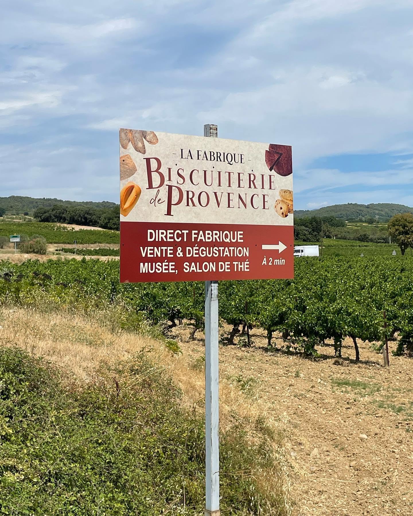 Panneau extérieur Biscuiterie de Provence